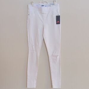 NWT Old Navy Rockstar Super Skinny White Jeggings Denim Jeans - Size 4